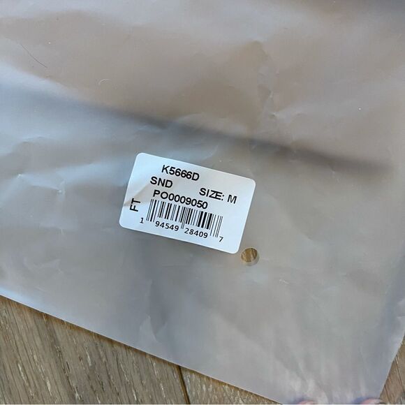 Tailored Wide Leg Twill Crepe Pant, Sand - Picture 6 of 10